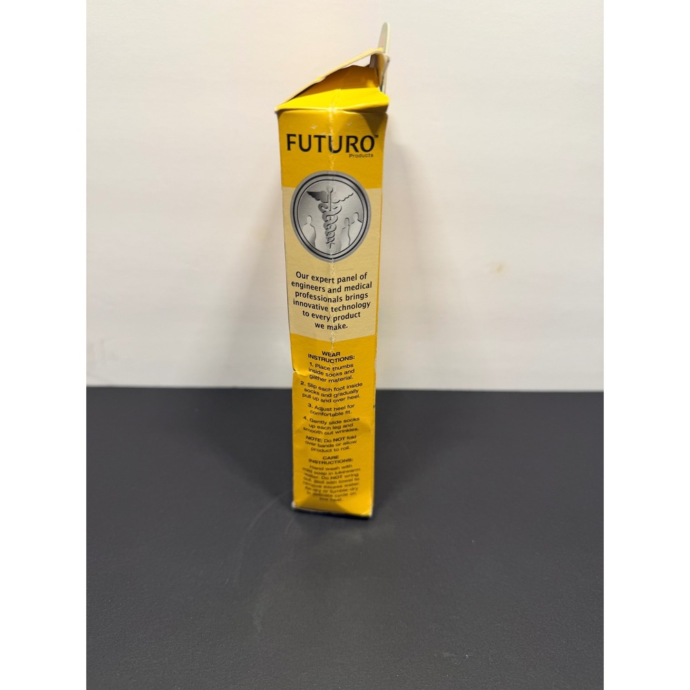 Futuro Revitalizing Ultra Sheer Knee Highs‎ Sz L Nude Moderate 15-20mmHg - Picture 5 of 5